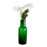 Vase en verre vert