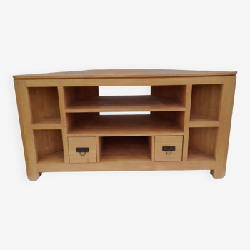 Solid wood TV cabinet, corner