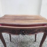 Louis XV style walnut desk table