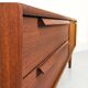Teak lowboard with drawers from WK Möbel, 1960s