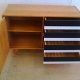 Chest of drawers in oak by Jiri Jiroutek for Interior Praha 1960 s