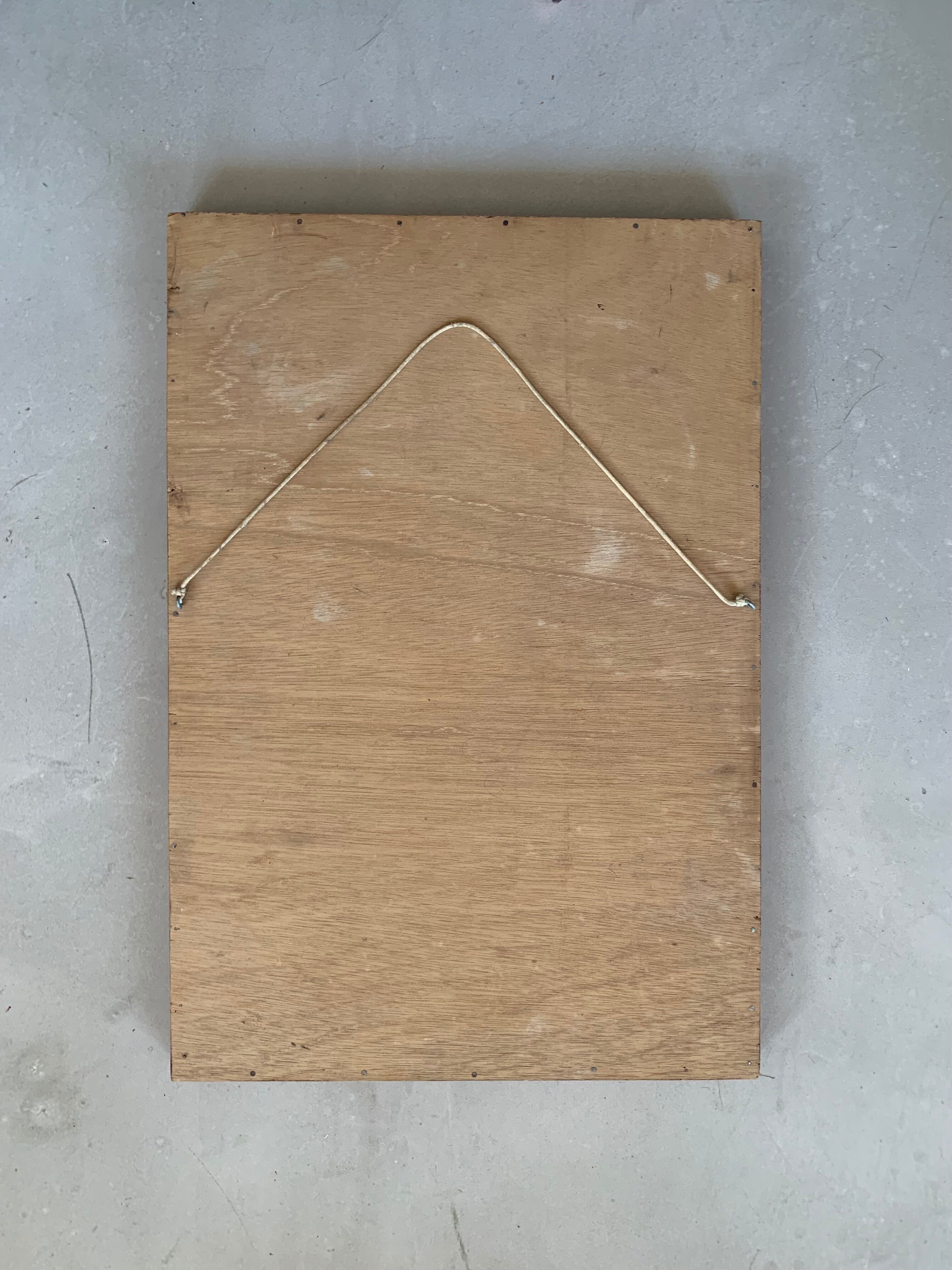 Wooden mirror 45x66cm