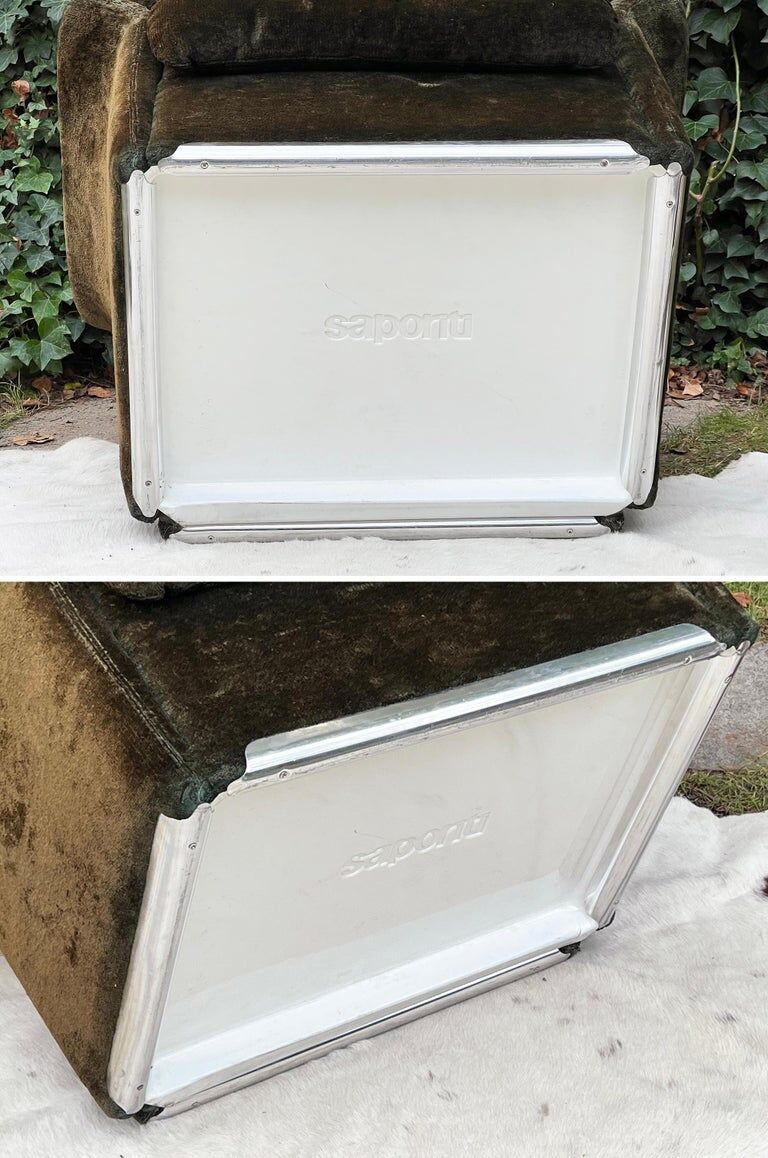 Italian postmodern lounge armchair by Saporiti, 1970