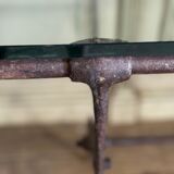 Wrought iron workshop table from around 1900
