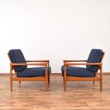 Mid-century oak kolding armchairs by erik wørts for ikea, 1960s, set of 2