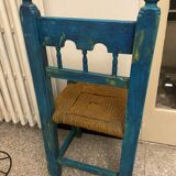 Painted wooden bohemian chair