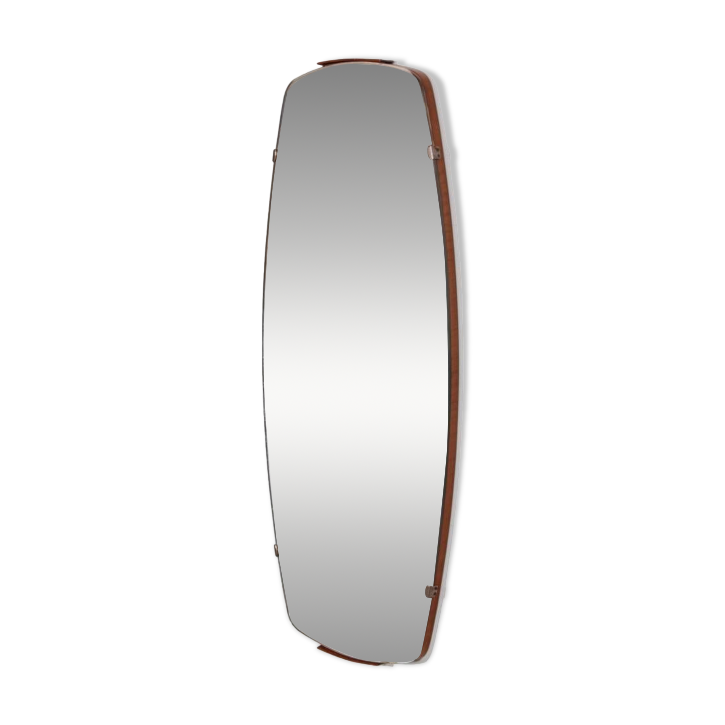 Miroir vintage en bois des années 1960