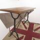 Console pied fonte N°2 / / table de bistro
