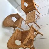 Vintage rattan garden set