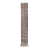Vintage Turkish hallway rug 55x373 cm