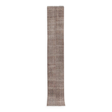 Tapis de couloir turc vintage 55x373 cm