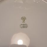 Ensemble plat à tarte et couverts à dessert