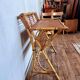 small desk, or serving trolley in bamboo, circa 1950/1960