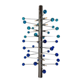 Contemporary Light-Blue and Blue “Cactus” Murano Glass Sputnik Chandelier