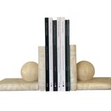 Pair of bookends, Alabaster, 1930s period