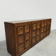 Vintage brutalist sideboard credenza Gerhard Bartels 'Cubism'
