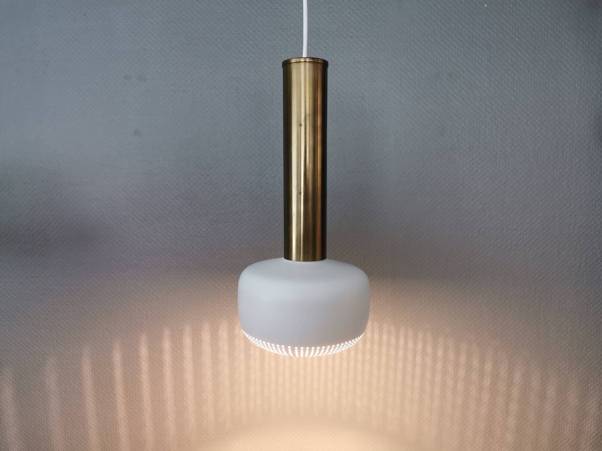 A modernised and restored Vilhelm Lauritzen pendet, for Louis Poulsen 1960s