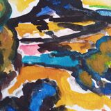 Pierre Lacroux (1909-1993) Gouache on paper 24 x 32 cm - from 1989 - (303)