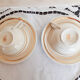 Tasses à thé   en porcelaine de Sarreguemines