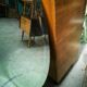 Oval beveled mirror 97x80cm
