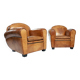 Pair of Bart van Bekhoven club lounge chairs, The Netherlands 1990s