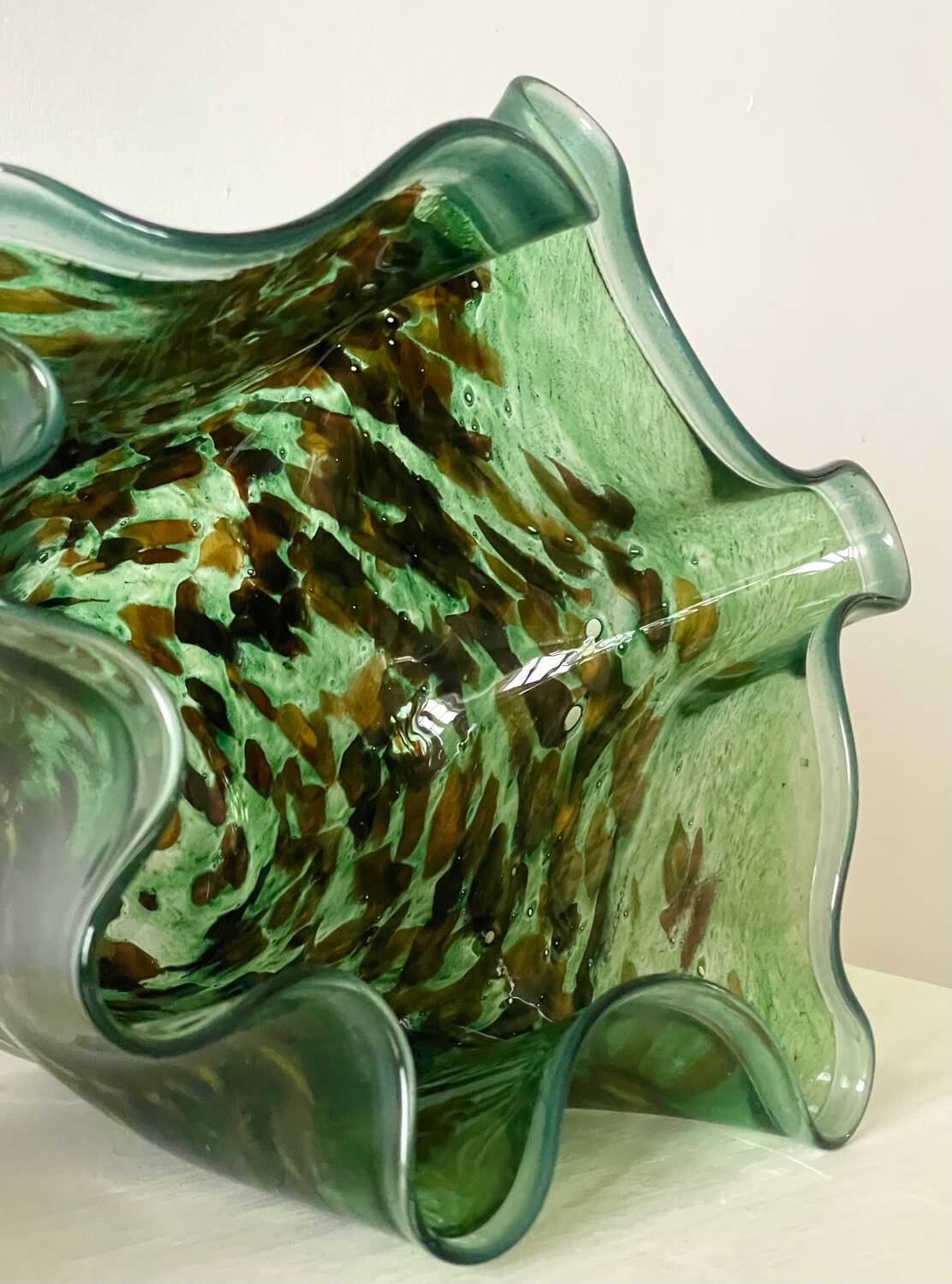 Blown glass vase 1970.