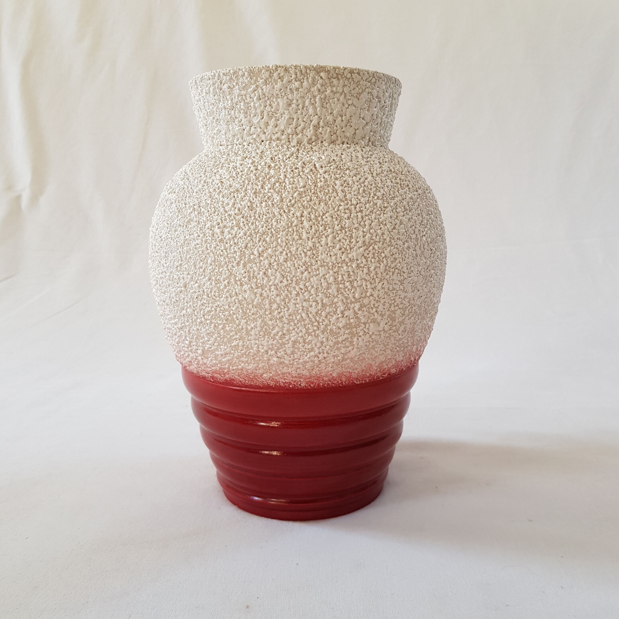 Vase art déco décor email crispé