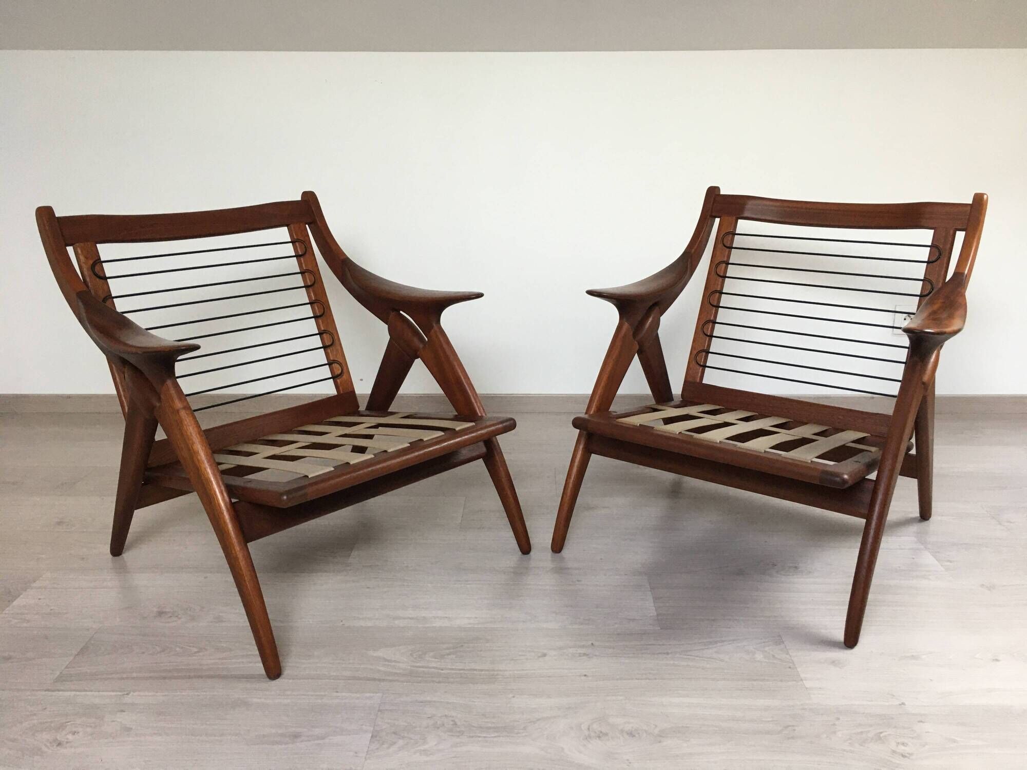 Set of 2 Gelderland armchairs by Ster Hollande 1960