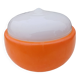 Suspension Vintage Opaline Orange et Blanche
