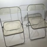 Pair of folding "Plia" chairs by Giancarlo Piretti (1960s)