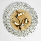 Mid Century Münchner Zier-Form flower mirror illuminated by Schöninger