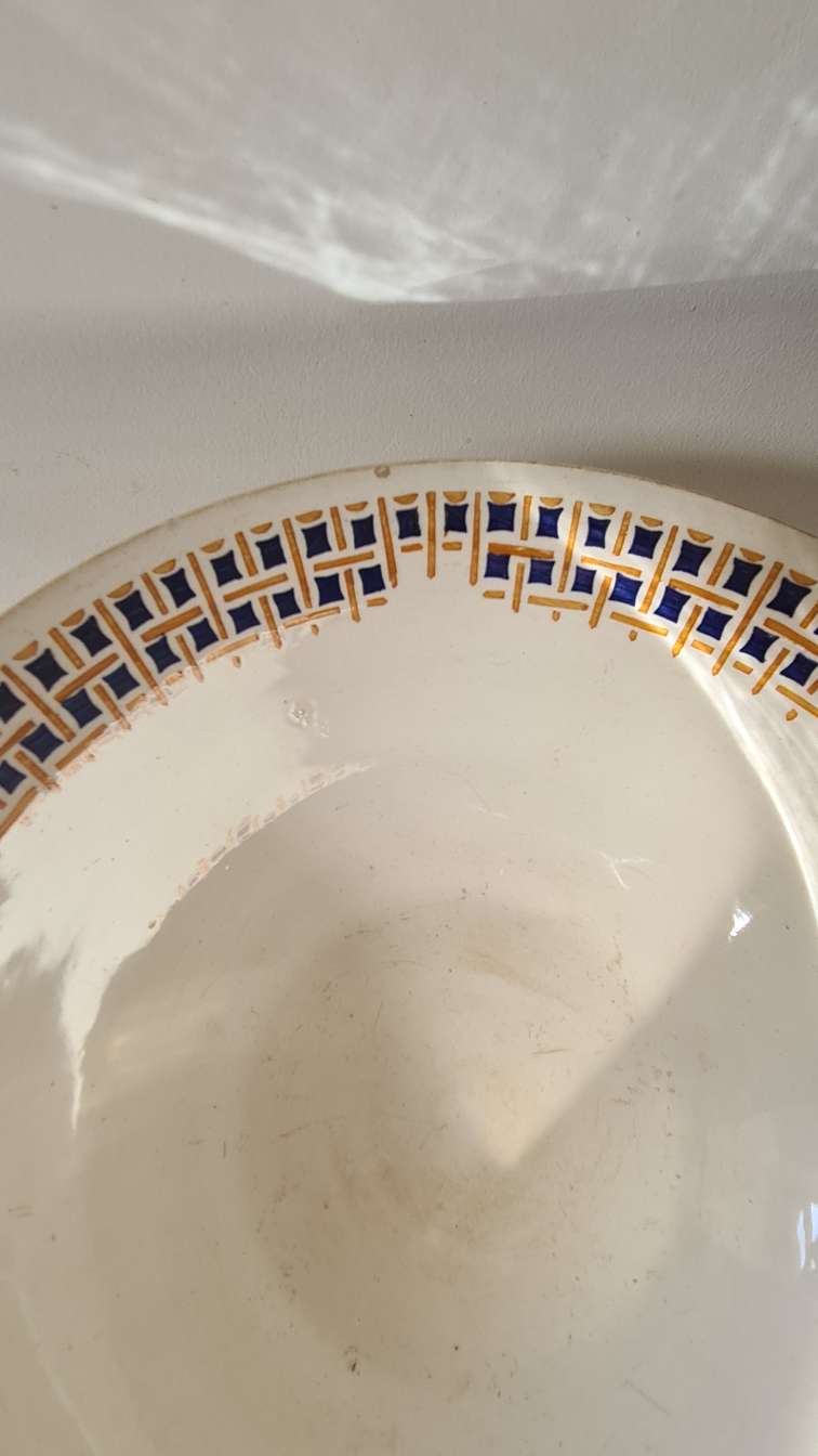 Salad bowl Givors earthenware