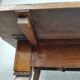 Louis XV style table curved legs two drawers and extension cord