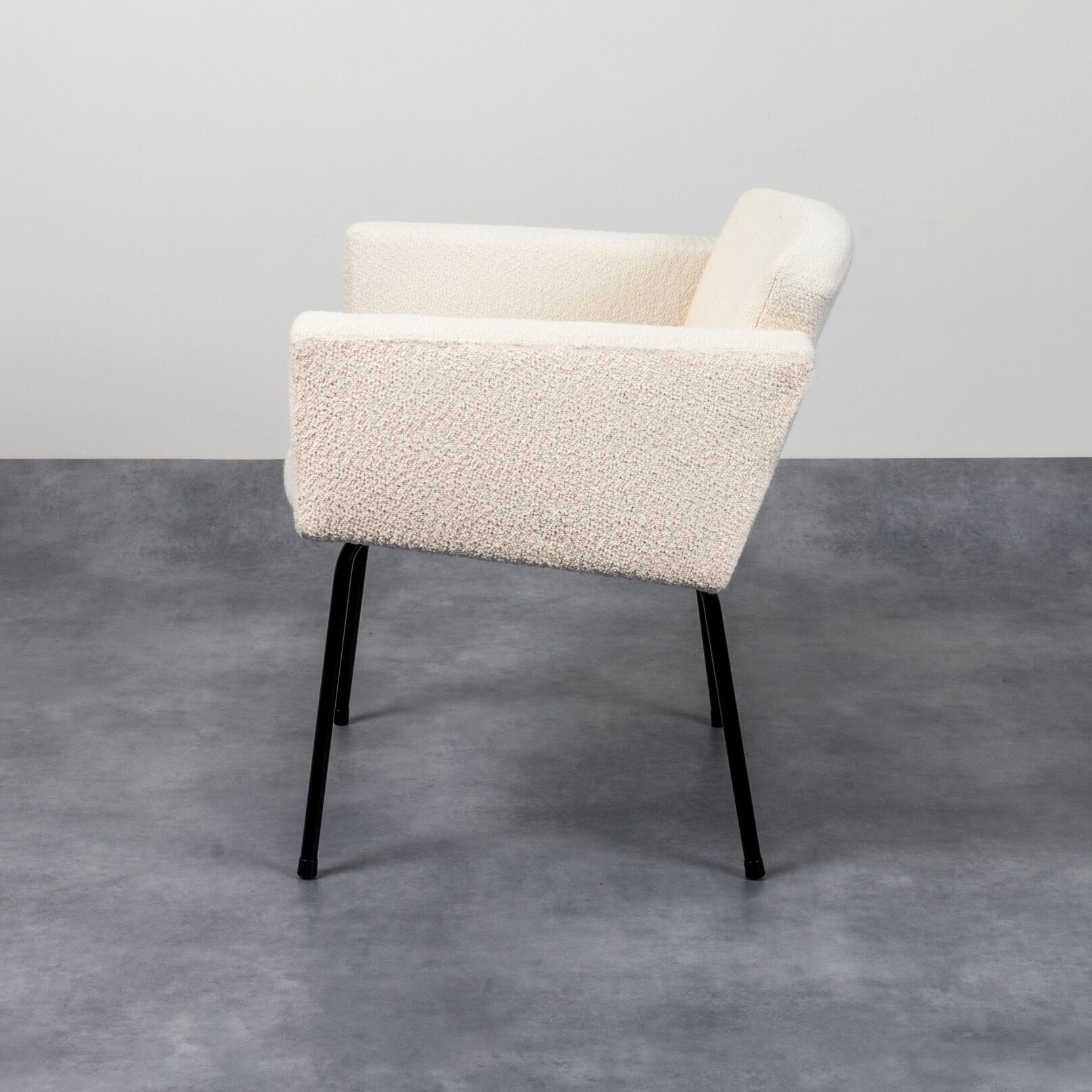 Armchair Council of Pierre Guariche for Meurop with fabric loop Lelièvre