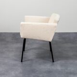 Armchair Council of Pierre Guariche for Meurop with fabric loop Lelièvre