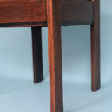 Oak Art Deco Design Chairs By J.A. Muntendam For L.O.V. Oosterbeek 1920s Set of 2