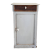 Antique Bedside Table in Weathered Grey Wood