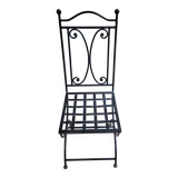 Chaise fer forgée