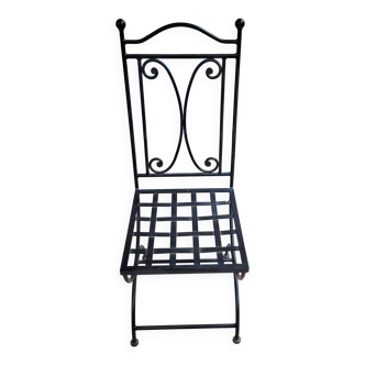 Wrought iron chair