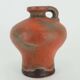 Carstens toennishof vase model no.0875-18 gerda heuckeroth orange brown 60s