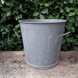 Lessiveuse h38cm en zinc jardin trouée