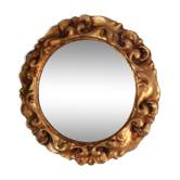 Round resin mirror 70s 24cm