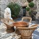 Garden lounge in rattan 1970