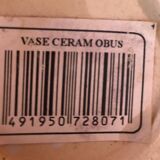 Vase en céramique Obus
