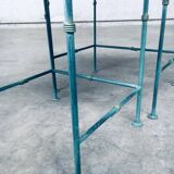 Postmodern Handmade Nesting Table Set by J. Berdou, France, 1980s, Set of 2