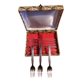 SMS Barenthal brand stainless steel dessert forks in a box
