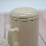 Vintage sandstone tisanière on the theme of chamomile botany