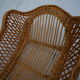 Small basket / rattan pod, 50s