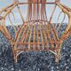 Emmanuelle style rattan wicker armchair