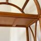 Vintage bamboo wicker shelf